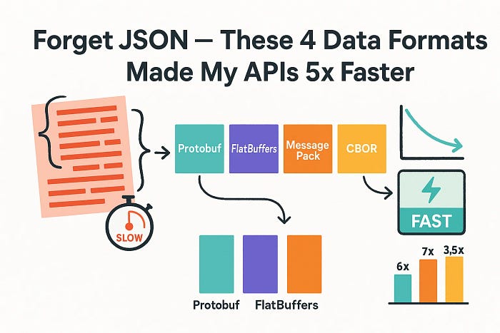 Forget JSON — These 4 Data Formats Made My APIs 5× Faster | article review image