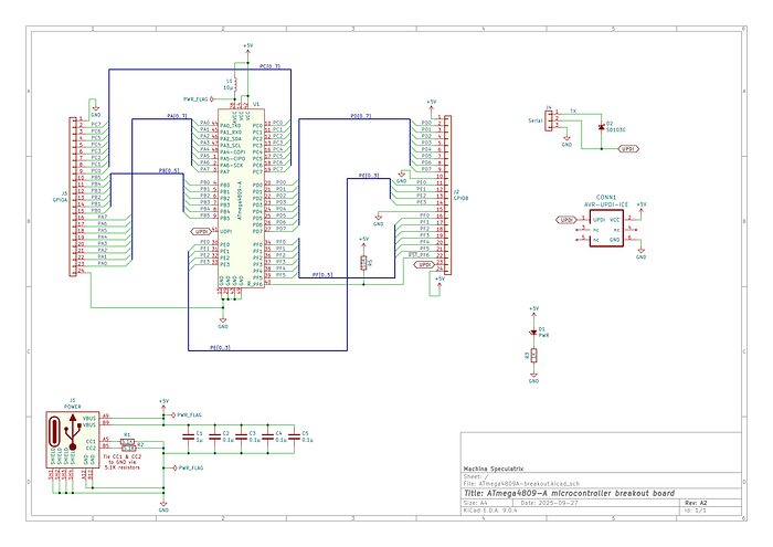 Schematic diagram for an electronic device.