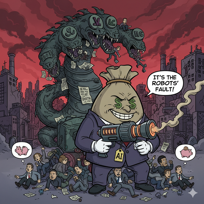 Companies Are Blaming AI for Layoffs. The Real Reason Will Piss You Off. | article review image