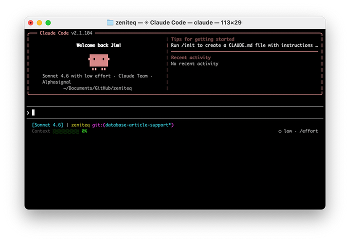 Claude Code running in CLI. Image by Jim Clyde Monge