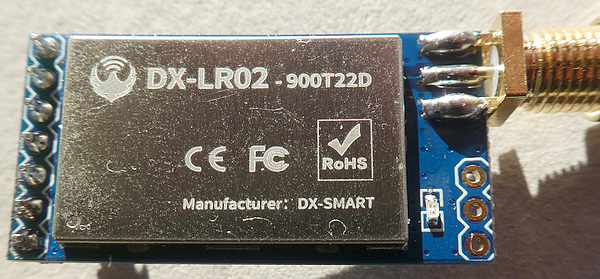 Simple LoRa transmissions over several kilometers using UART/Serial LoRa modules