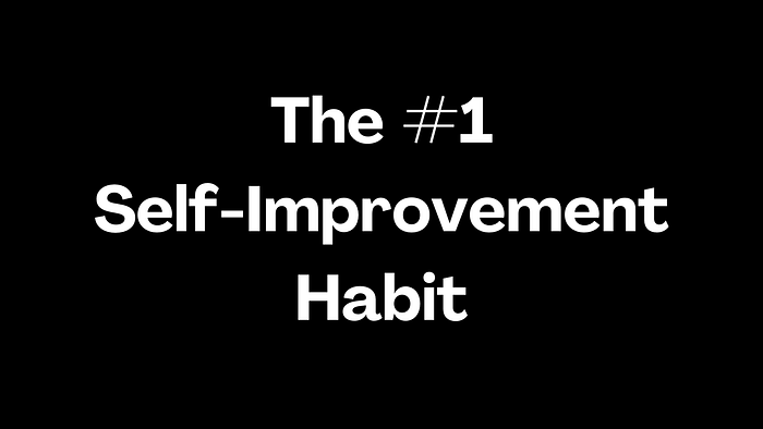 You're Not On Self-Improvement If You're Not Doing This → | article review image