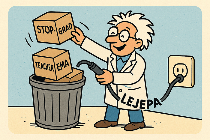 Goodbye DINO Tricks, Goodbye Stop-Grad: LeJEPA Is About to Rewrite SSL For Computer Vision | article review image