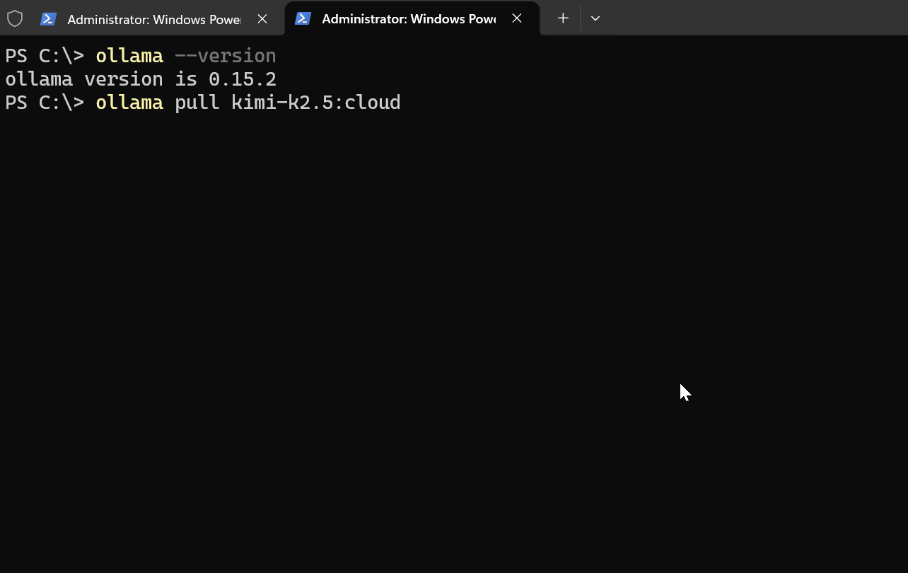 Kimi k2.5 + Claude Code