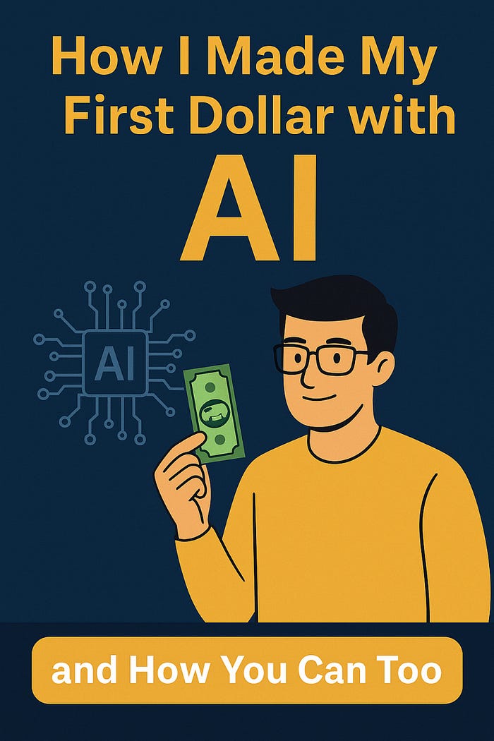 How I Made My First Dollar with AI (and How You Can Too)
